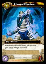 WoW TCG Loot Card - Ethereal Plunderer - Unused/Unscratched