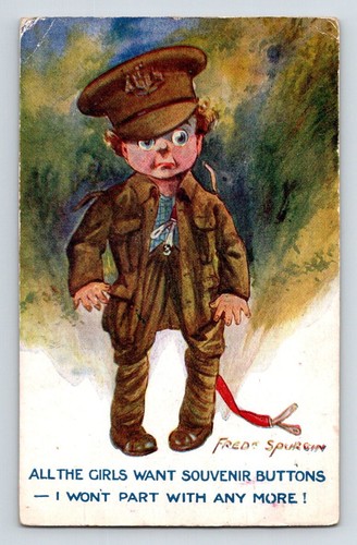 Comic postcard fred spurgin - comic, postcard: