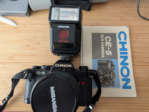 Chinon slr film camera - ce-5,