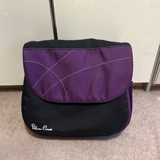 silver cross black/purple wayfarer changing bag and mat.
