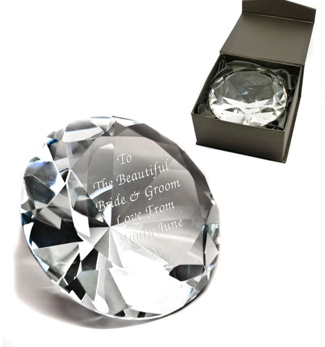 Personalised clear crystal - clear,