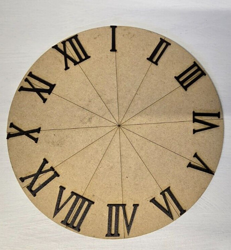 25mm roman numeral clock - roman,