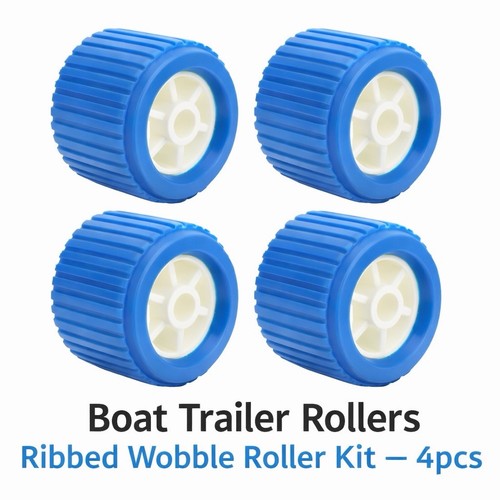Boat trailer rollers ribbed - boat,
