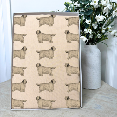 Clumber spaniel dog - , print
