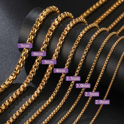 Stainless steel box chain - stainless,