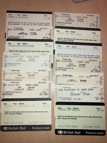 Platform tickets - , x.