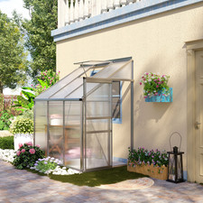 6x4ft Polycarbonate Greenhouse