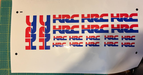 Hrc motorcycle racing decal - racing,