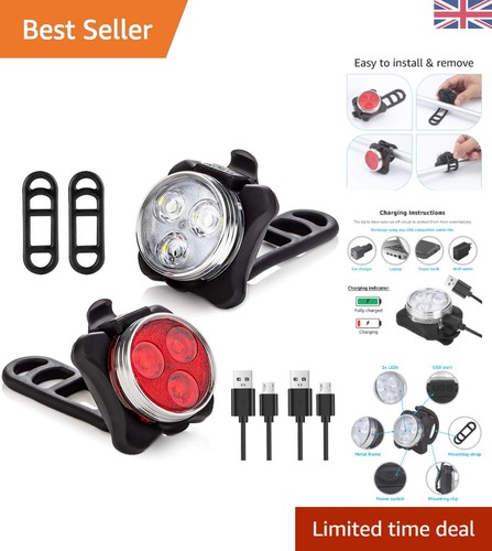 Rated bike light set with - rated,
