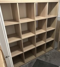 IKEA Kallax Shelving Unit Stained oak Effect Perfect Condition