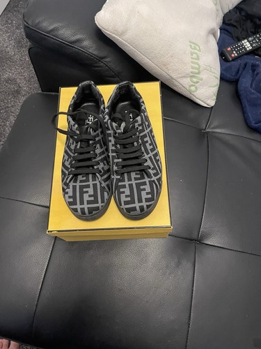 Fendi trainers black gray 7 - fendi,