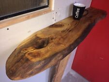 solid wood floating shelves,live Edge,oak,elm,made To Order,chunky Mantle Piece