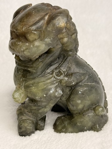 Vtg chinese jade foo dog - chinese,