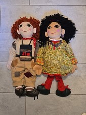 Vintage 1999 Ragdoll Rosie & Jim Plush 30" Tall