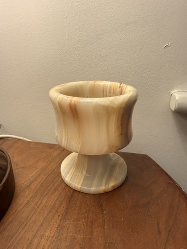 Onyx agate goblet marble - onyx,