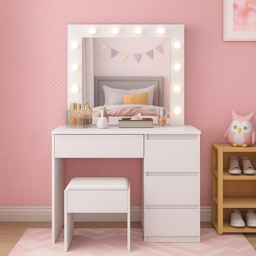 Dressing table with - table,