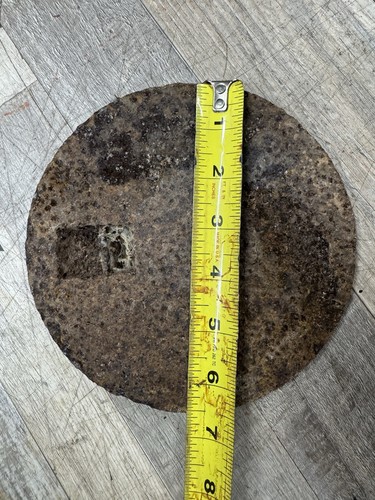 Antique vtg cast iron - iron, wood