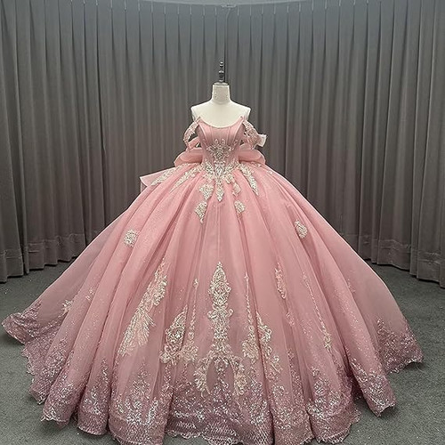 Pink quinceanera dresses with - dresses,