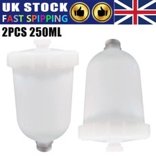 2Pcs 250ML Spray Gun Paint Cup