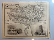 antique map of Isle of Thanet