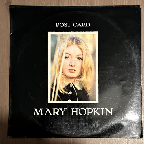 Mary hopkin post card 1969 - card,