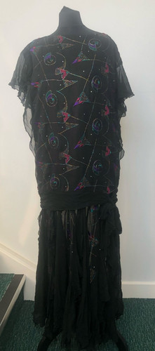 Flapper dress embroidered - flapper, dress,