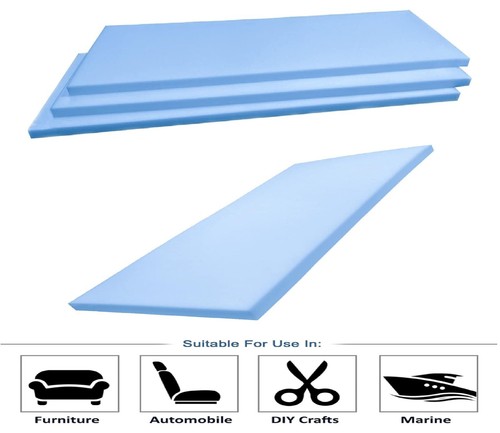 Upholstery blue high density - blue, high-density