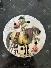 Vintage 70s Ceramic Perfume Pomander By Norman Thelwell .. 