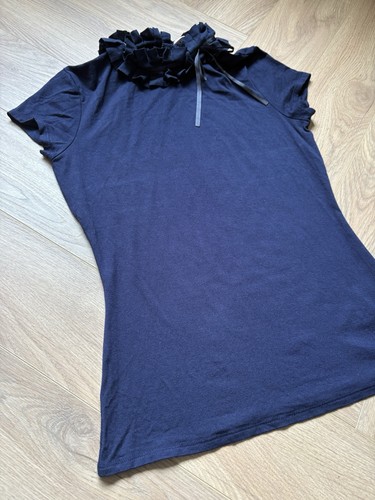 Ted baker navy frill neck - ted,