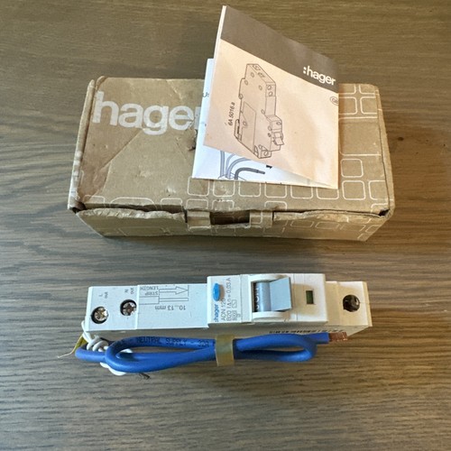 Hager 20a rcbo adn120 b20 - b20, 20