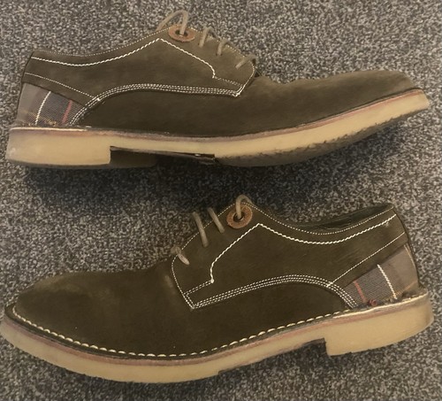 Barbour suede derby shoes - barbour,