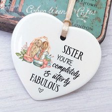 Sister Gifts Christmas Decor