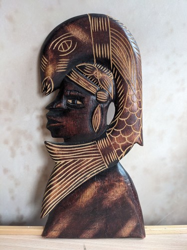Vintage wooden african hand - vintage,