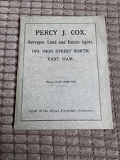 Percy J. Cox East Ham Estate