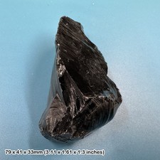 Obsidian igneous rock
