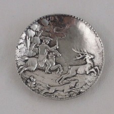 HANAU MINIATURE SILVER CHARGER
