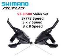SHIMANO ST-EF500 Shifter Set 3/ 7/ 8/ 21/ 24 Speed V-Brake Lever Fit ST-EF51 MTB