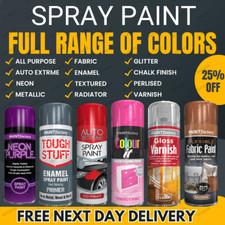 All Purpose Aerosol Spray Paint Auto Car Matt Gloss for Wood Metal Plastic - B17