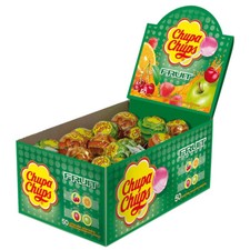 Chupa Chups Fruit Lollipops in 50s Counter Display 600g