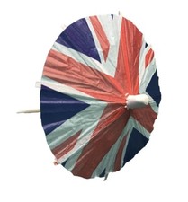 Union Jack Cocktail Umbrellas British Flag Drinks Parasols VE Day Party  Barware