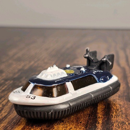 Police hovercraft blue white - police, &