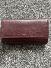 Fossil Burgundy Leather Wallet