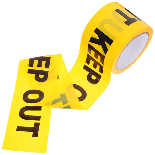 Police tape roll barrier - roll,