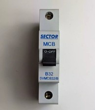 Sector MCB B32 SVMCB32/B Circuit Breaker Blue 