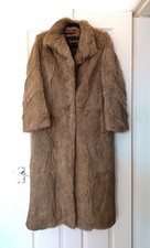 Vintage French Rabbit Fur Coat