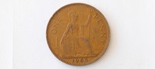  1965 QEll One Penny 1d Old