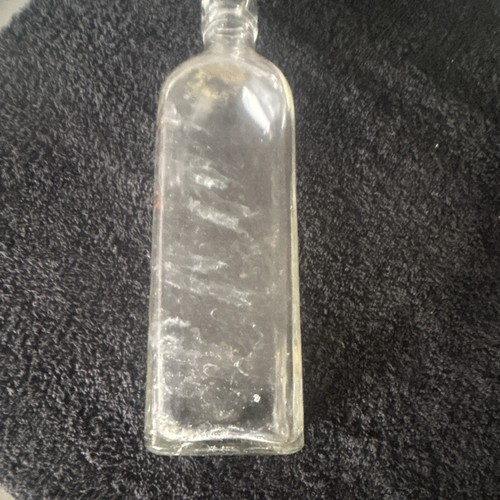 Antique embossed clear glass - embossed,