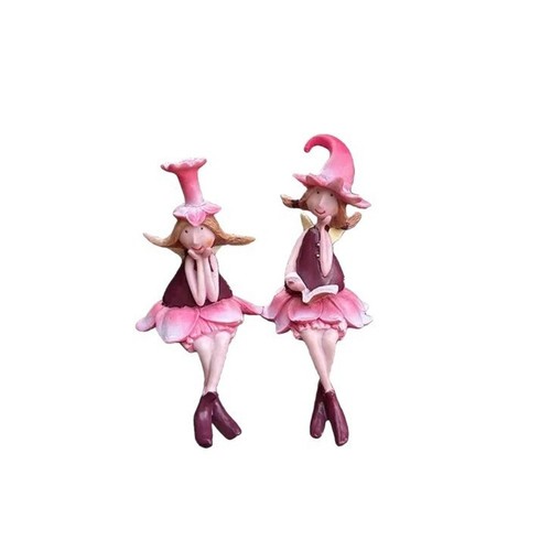 Synthetic resin flower fairy - resin,