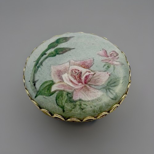 Flower brooch hand painted - brooch,