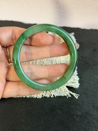 Natural african jade bangle - natural,